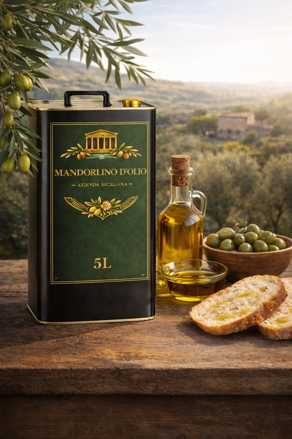 Olio Extravergine di Oliva Siciliano Monocultivar Nocellara del Belice – Raccolto 2025/26