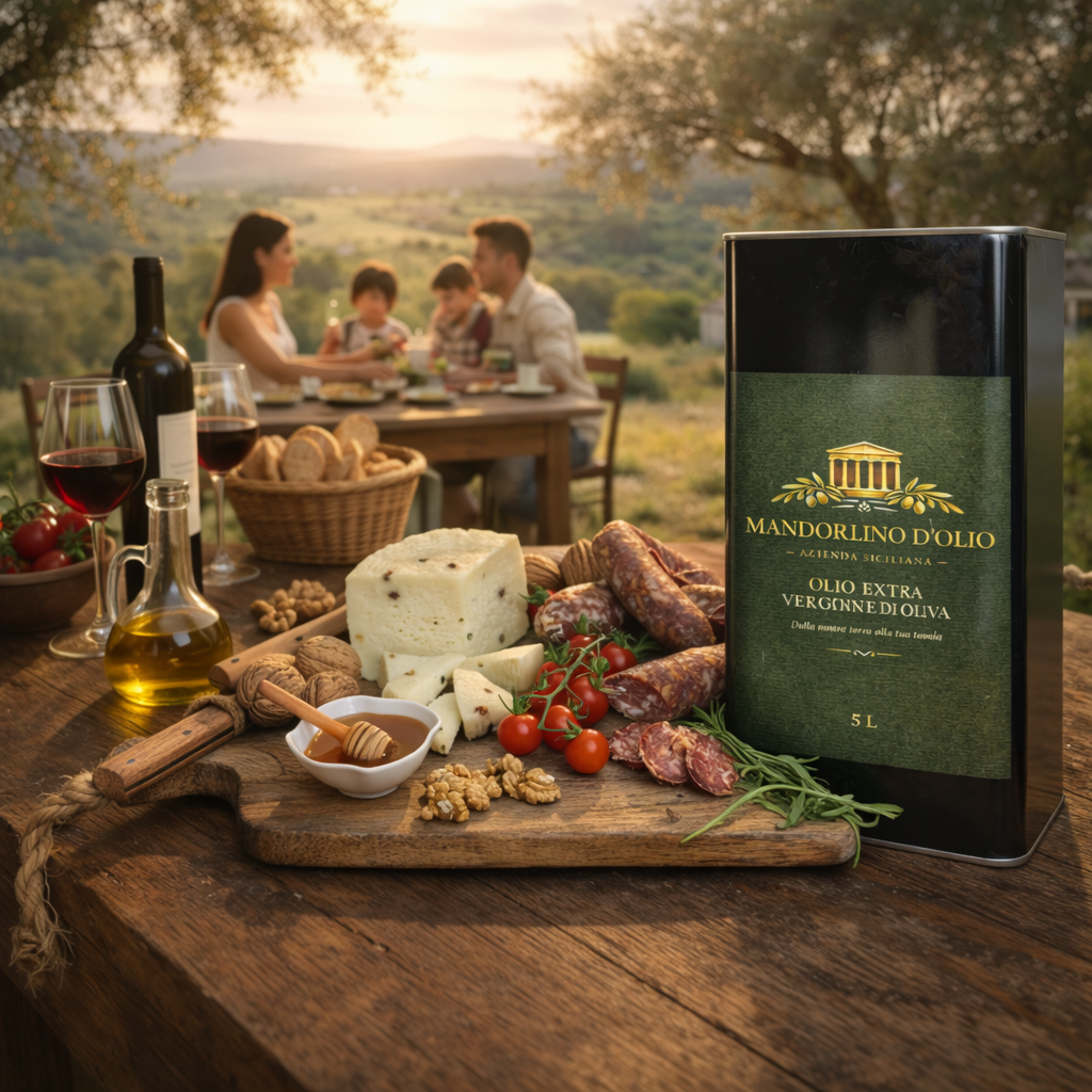 Huile d'olive extra vierge Sicilienne Monocultivar Nocellara del Belice – Récolte 2025/26