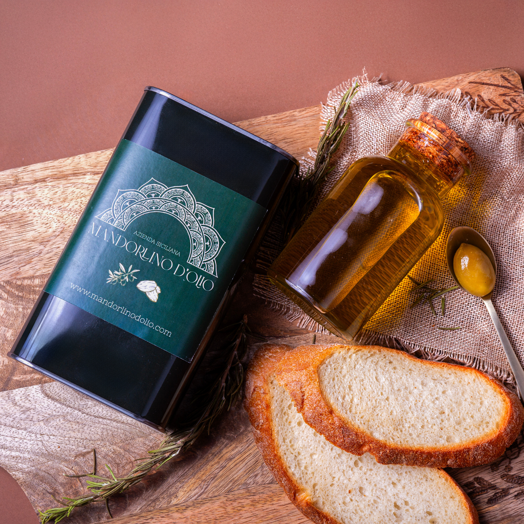 Olio Extra Vergine di Oliva 2025 Monocultivar Nocellara del Belice - Mandorlino d'olio